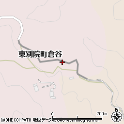 京都府亀岡市東別院町倉谷野手周辺の地図