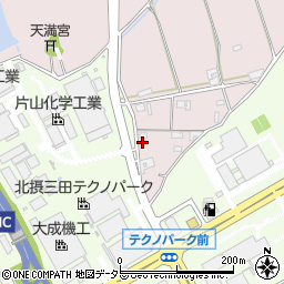 兵庫県三田市下相野1196周辺の地図