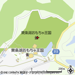 東条湖おもちゃ王国周辺の地図