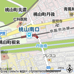 京都府京都市伏見区桃山町丹後11周辺の地図