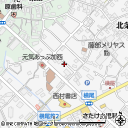 兵庫県加西市北条町横尾1231周辺の地図