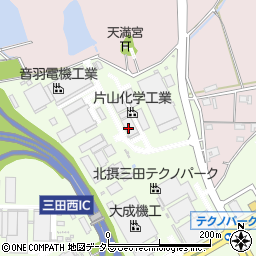 片山化学工業株式会社　三田工場周辺の地図