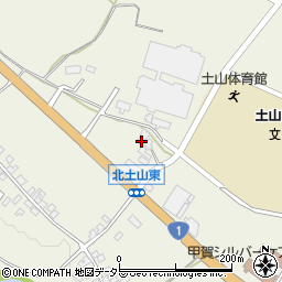 滋賀県甲賀市土山町北土山449周辺の地図
