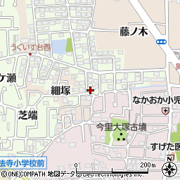 京都府長岡京市うぐいす台31周辺の地図