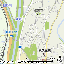 兵庫県三田市宮脇160周辺の地図