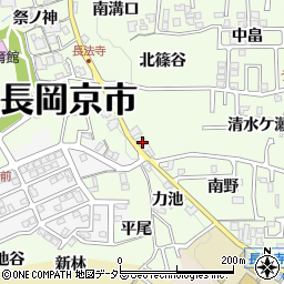 京都府長岡京市長法寺（南篠谷）周辺の地図