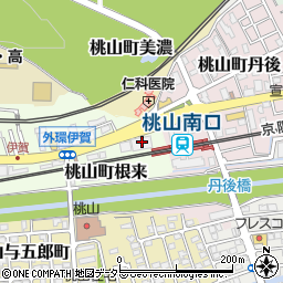 京都府京都市伏見区桃山町根来12周辺の地図