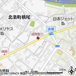 兵庫県加西市北条町横尾579周辺の地図