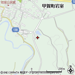 滋賀県甲賀市甲賀町岩室1110周辺の地図