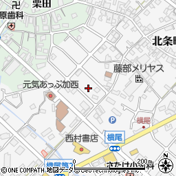 兵庫県加西市北条町横尾1226周辺の地図
