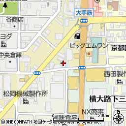 株式会社ジェイアール西日本　マルニックス京都支店周辺の地図