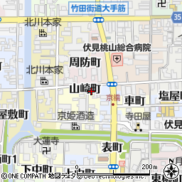 京都府京都市伏見区山崎町349周辺の地図