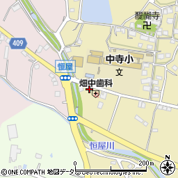 兵庫県姫路市香寺町中寺224周辺の地図