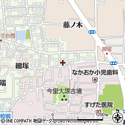 京都府長岡京市うぐいす台12周辺の地図