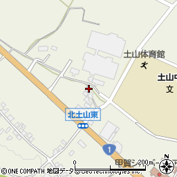 滋賀県甲賀市土山町北土山447周辺の地図