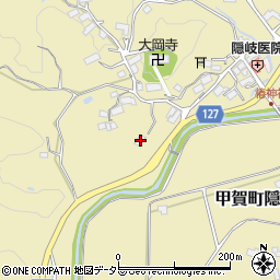 滋賀県甲賀市甲賀町隠岐2137周辺の地図