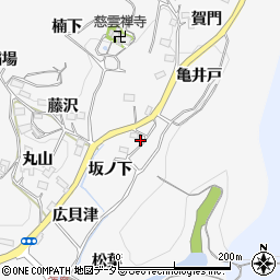 愛知県新城市須長坂ノ下周辺の地図