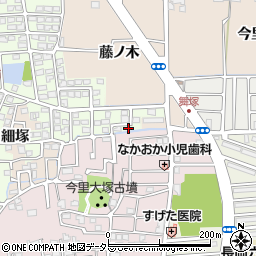 京都府長岡京市うぐいす台8周辺の地図