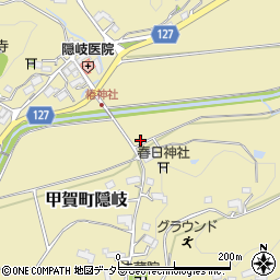 滋賀県甲賀市甲賀町隠岐2823周辺の地図