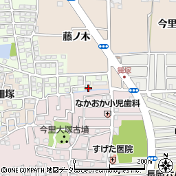 京都府長岡京市うぐいす台7周辺の地図