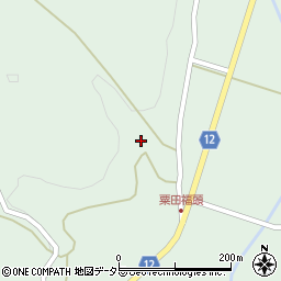 広島県庄原市東城町粟田2080周辺の地図