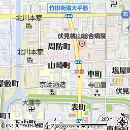 京都府京都市伏見区山崎町351周辺の地図