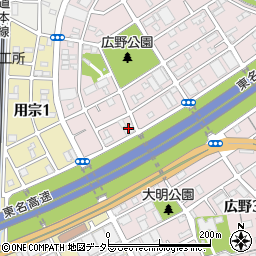 杉好広野倉庫周辺の地図