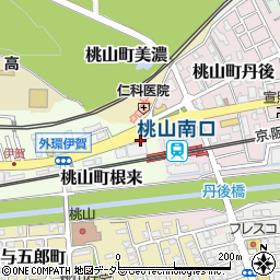 ＧＳパーク桃山南口駅前駐車場周辺の地図