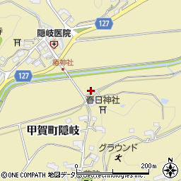 滋賀県甲賀市甲賀町隠岐2822周辺の地図