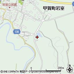 滋賀県甲賀市甲賀町岩室1104周辺の地図
