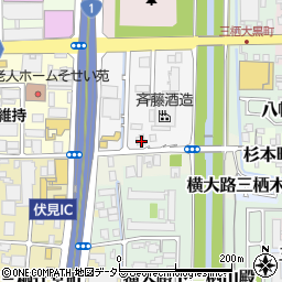京都府京都市伏見区下鳥羽南六反長町24周辺の地図