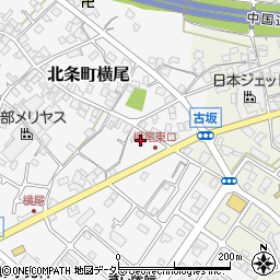 兵庫県加西市北条町横尾631周辺の地図