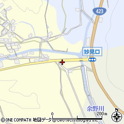 大阪府豊能郡豊能町野間口373周辺の地図