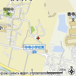 兵庫県姫路市香寺町中寺104周辺の地図