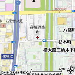 京都府京都市伏見区下鳥羽南六反長町34周辺の地図