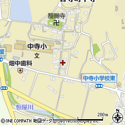 兵庫県姫路市香寺町中寺16周辺の地図