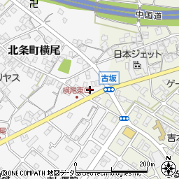 兵庫県加西市北条町横尾814周辺の地図