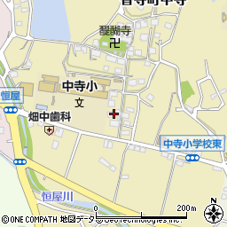 兵庫県姫路市香寺町中寺148周辺の地図