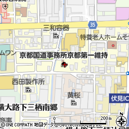 近畿地方整備局　京都国道事務所京都第一維持出張所周辺の地図