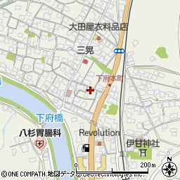 島根県浜田市下府町1605周辺の地図