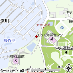 甲賀市立　甲南ふれあいの館周辺の地図