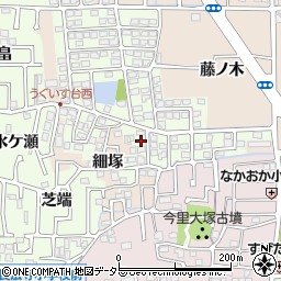 京都府長岡京市うぐいす台36周辺の地図