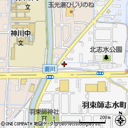 パレ・アンソレイエ周辺の地図