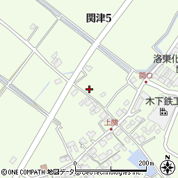 滋賀県大津市関津5丁目5-31周辺の地図