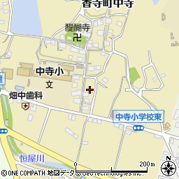 兵庫県姫路市香寺町中寺15周辺の地図