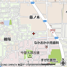 京都府長岡京市うぐいす台18周辺の地図