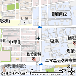 ガッツレンタカー四日市店周辺の地図