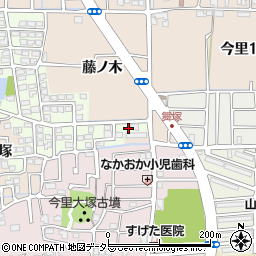 京都府長岡京市うぐいす台3-1周辺の地図