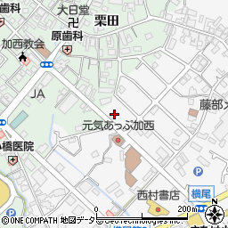 兵庫県加西市北条町横尾1245周辺の地図