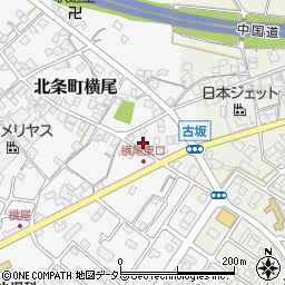 兵庫県加西市北条町横尾811周辺の地図
